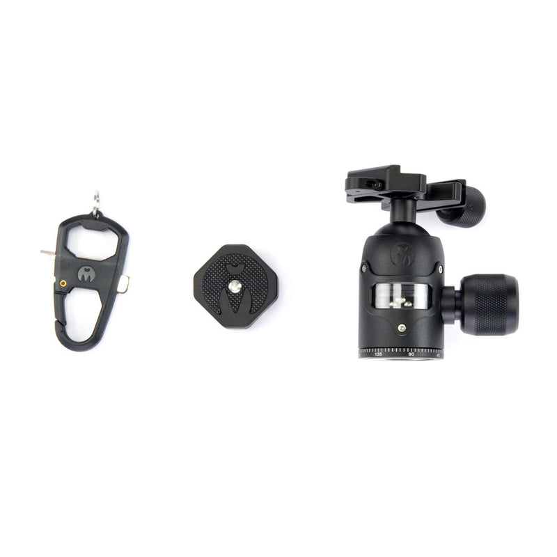 AirHed Vu Tripod Ball Head with Twist Plate Lock Box Content