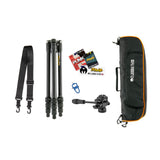 Punks Travis 2.0 Video Tripod Kit with AirHed Trinity Box Content