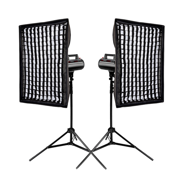 LUMI200 II 400Ws Twin Flash Dimmable Lighting Kit with Softbox (Gemini GS400 II) (Gemini GS200 II)