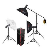 Godox AD600BMII Manual Battery Powered Three Head Boom Flash Kit