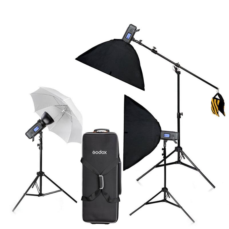 AD600Pro Three-Head Battery-Powered Monolight Strobe Flash  