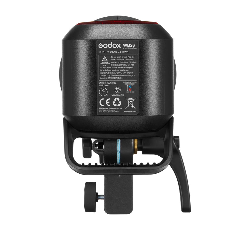 GODOX AD600ProII All-in-One Professional Outdoor Battery Flash Rear View