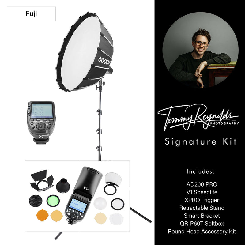 Signature Portable Advanced Wedding AD200PRO Battery Flash Kit for Fuji Cameras