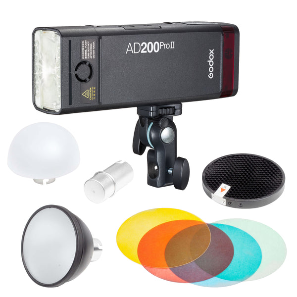 Godox AD200PROII Battery Flash with Light Modifier Set