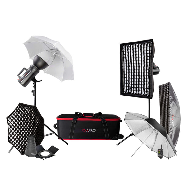 LUMI200 II Studio LED Flash Lighting for Photography College Student Kit