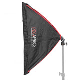 PiXAPRO Ezylite E27 Lamp Fixture with Built-in 50x70 Softbox (Side View)