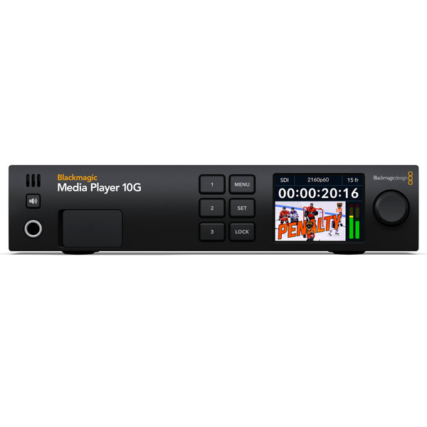 Blackmagic Design Media Player 10G Front View