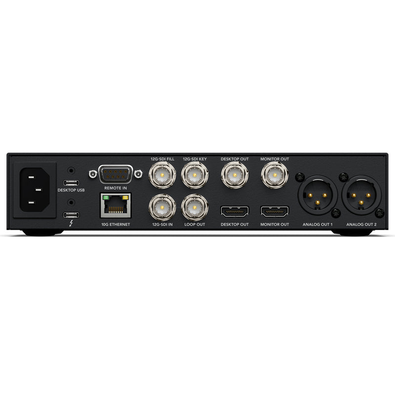 Blackmagic Design Media Player 10G Rear View