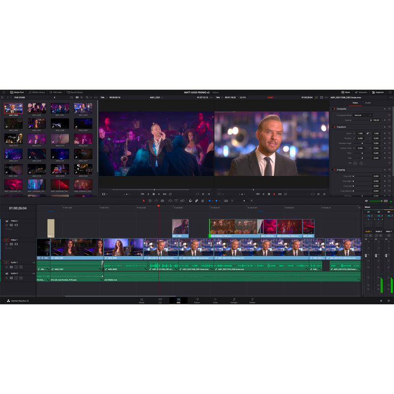 Blackmagic Design DaVinci Resolve Studio (Dongle) Editting