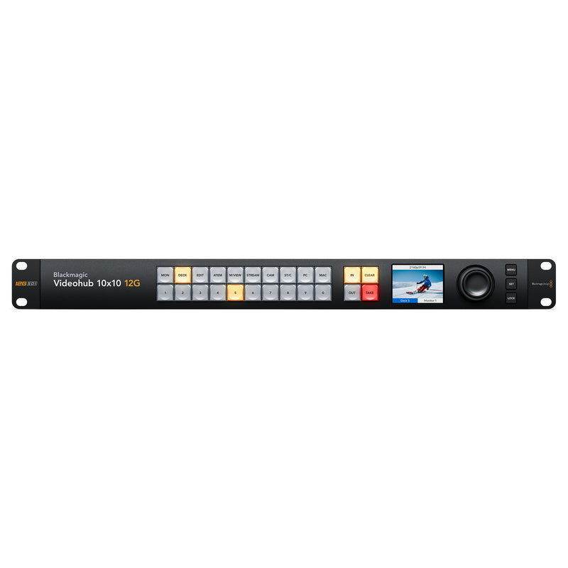 Blackmagic Design Videohub 10x10 12G Advanced Zero Latency Video Router