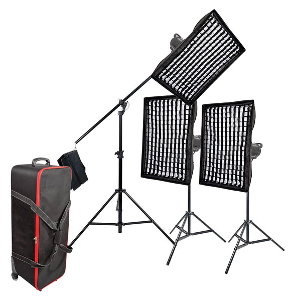 DAYLiTE60D MKII 60W LED Three Head Boom Kit