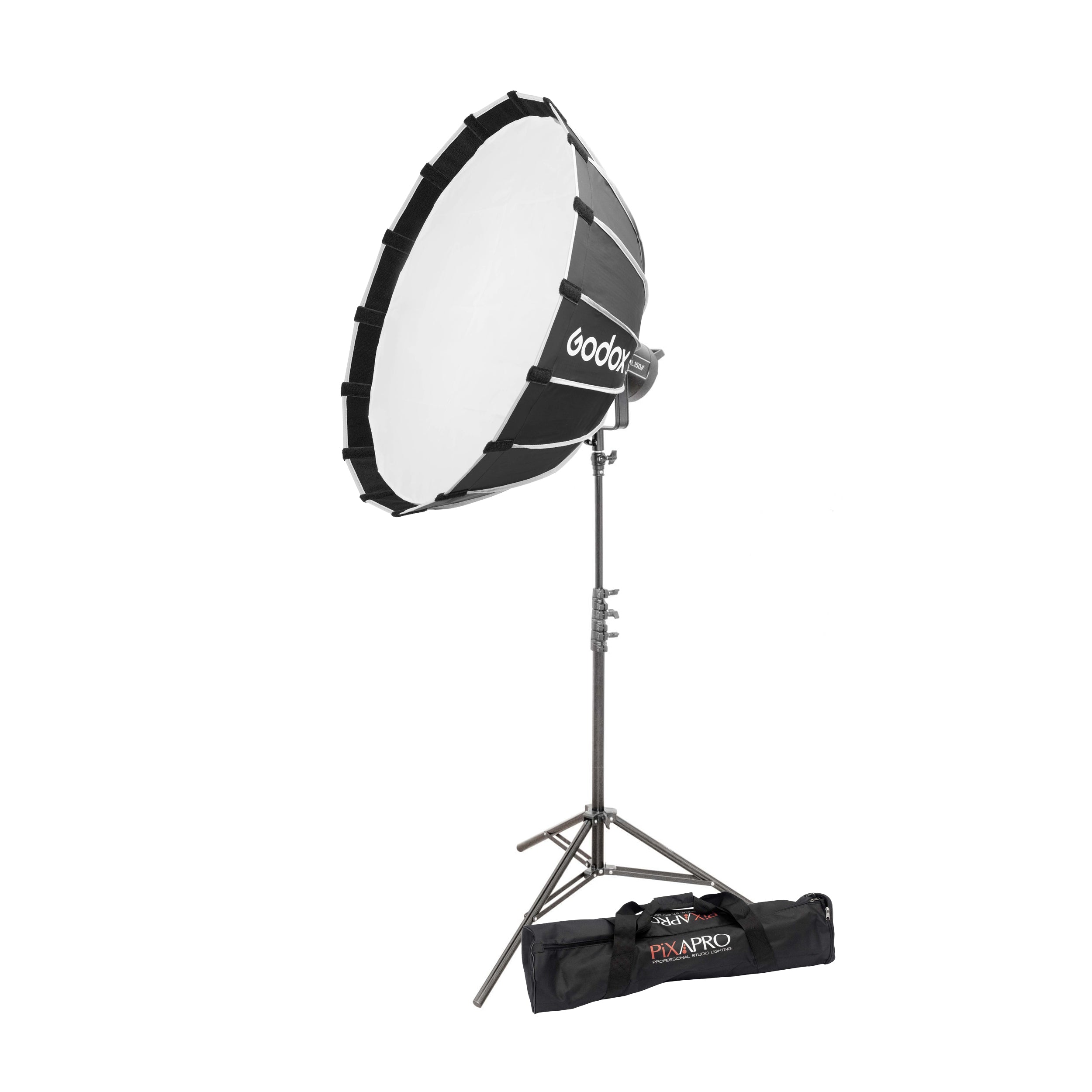 SL150IIBi Bi-Colour LED Light with S85T Softbox and Stand