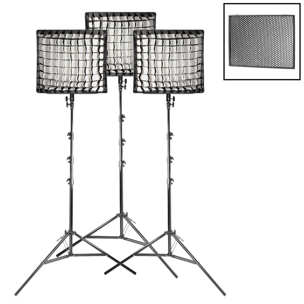 LD75R RGB 2500-8500K LED Panel Three Head Kit