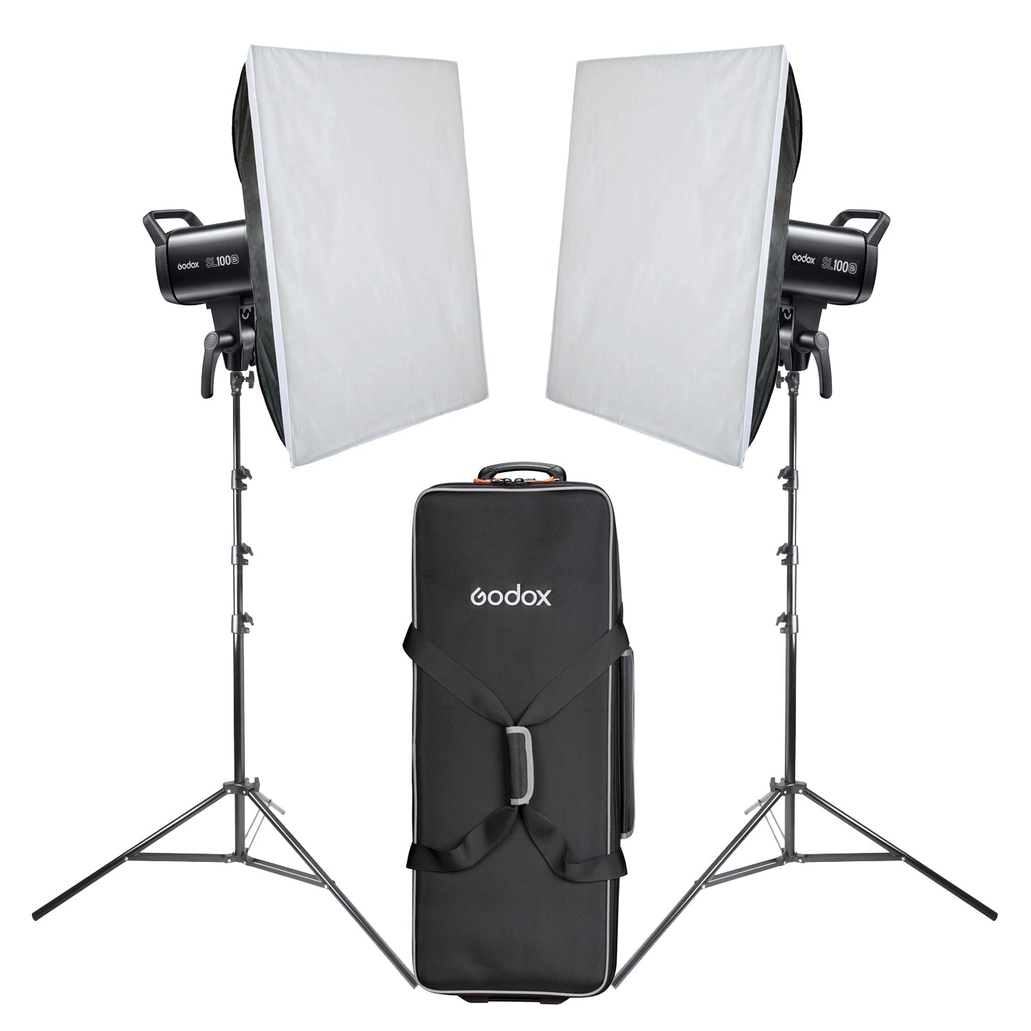 Godox SL100Bi Twin Softbox LED Lighting Kit