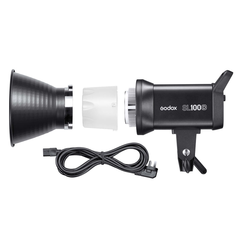 GODOX SL100Bi 100W Bi-Colour Lightweight & Portable LED Video Bowens Light Box Content