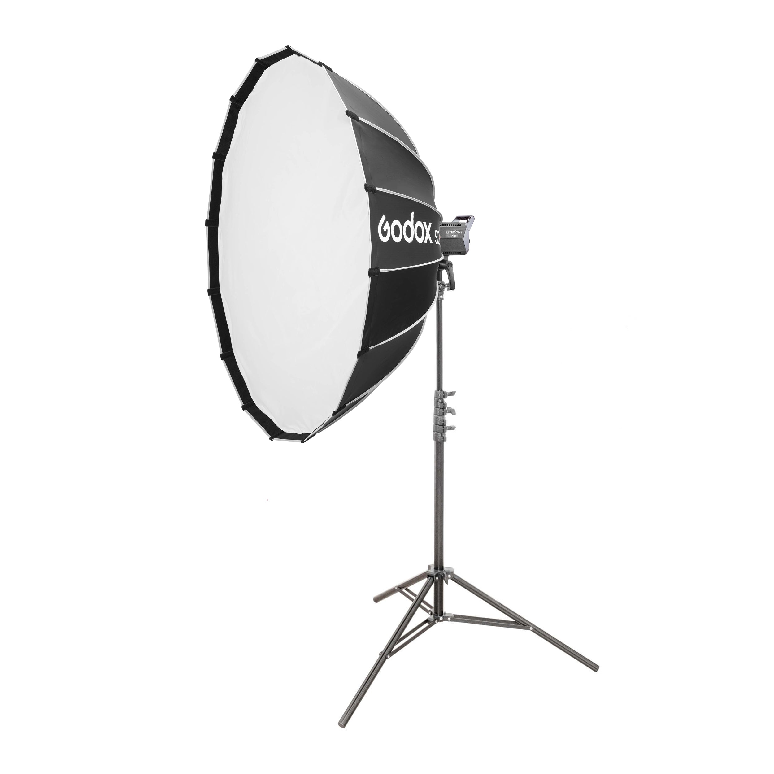 Litemons LA200D Daylight LED Light with S120T Softbox & Light Stand