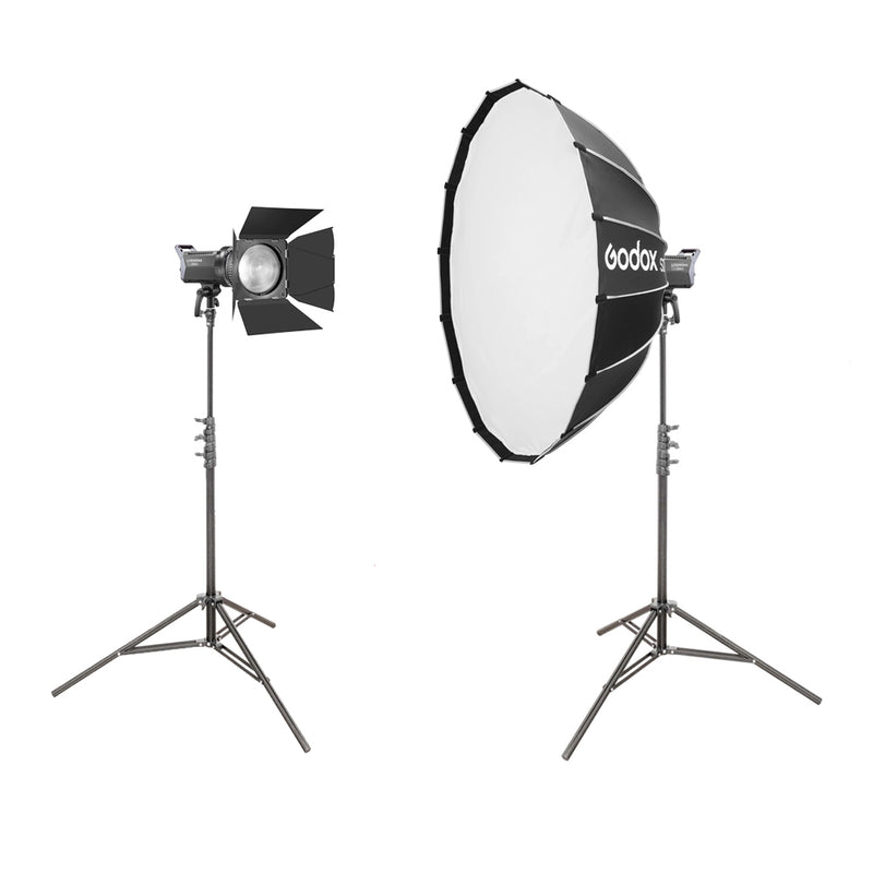 Litemons LA200Bi Fresnel Bicolour Twin Lighting Kit