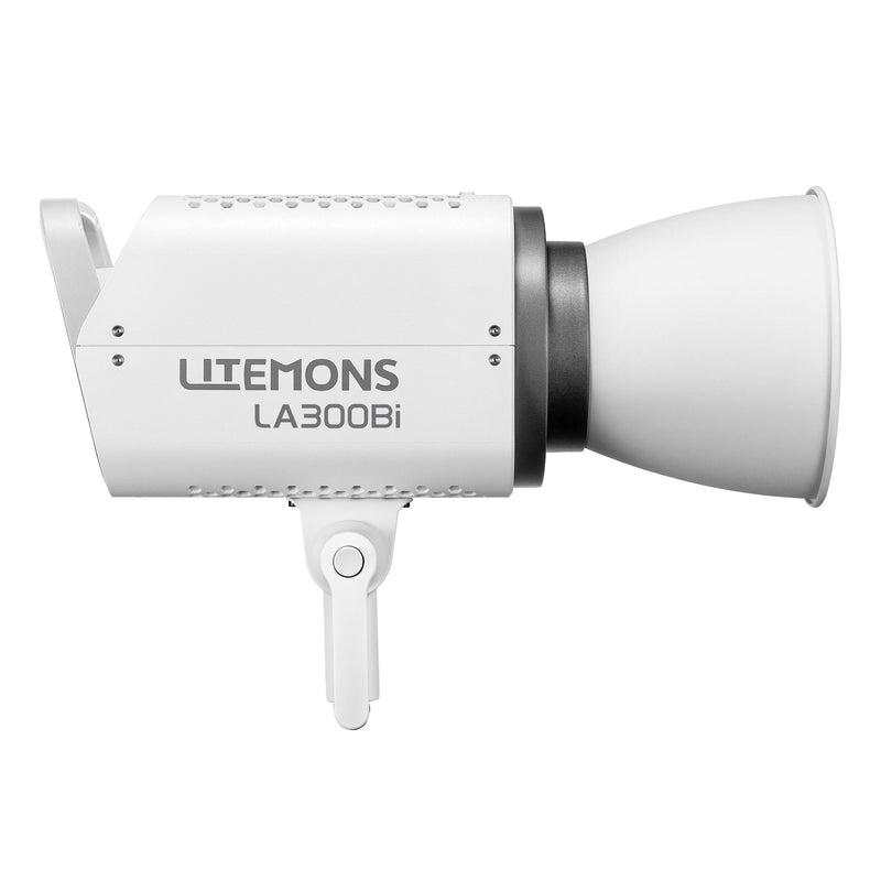 GODOX LITEMONS LA300Bi Variable Colour Temperature Bi-Colour COB LED Studio Light Side View