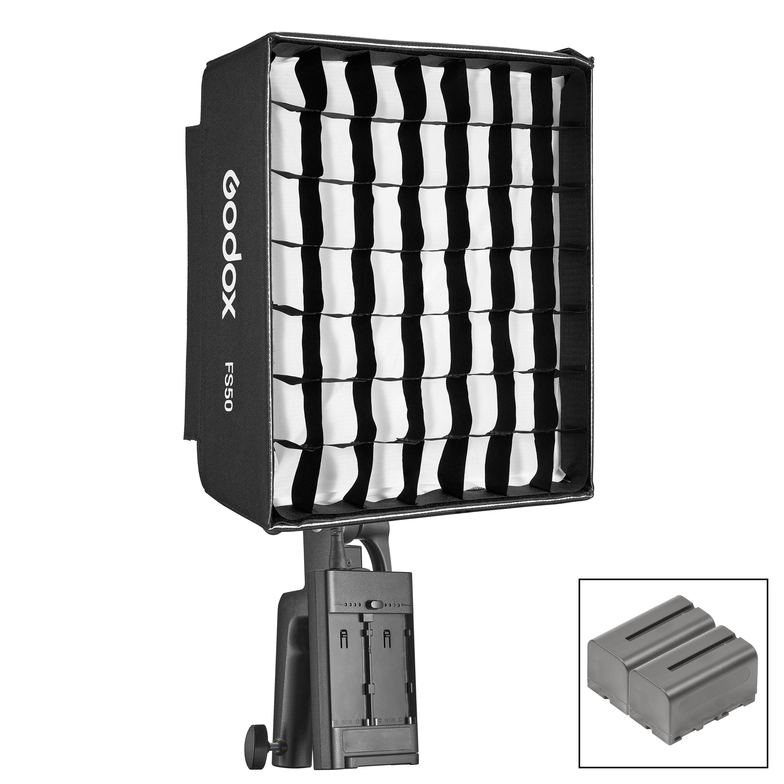 Godox FH50R RGB LED Light Battery Power Softbox Kit