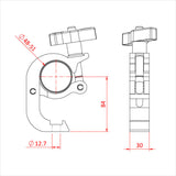 Diagram of the T588601 Trigger Clamp Basic