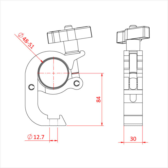 Diagram of the T588601 Trigger Clamp Basic