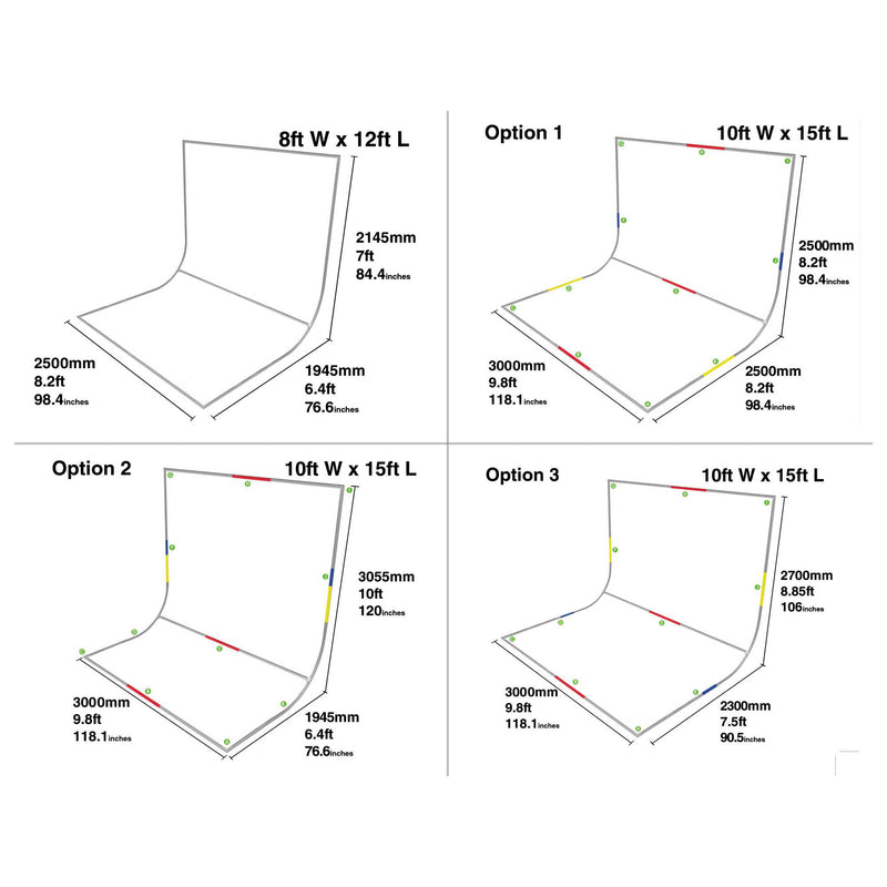 Easiframe Extension Kit Size Options