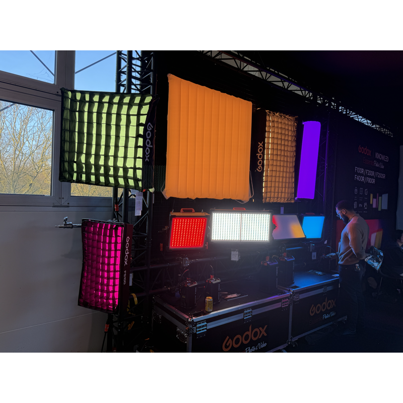 KNOWLED F800R 4'x4' IP54 Rated Flexible RGB Cine LED Mat Panel