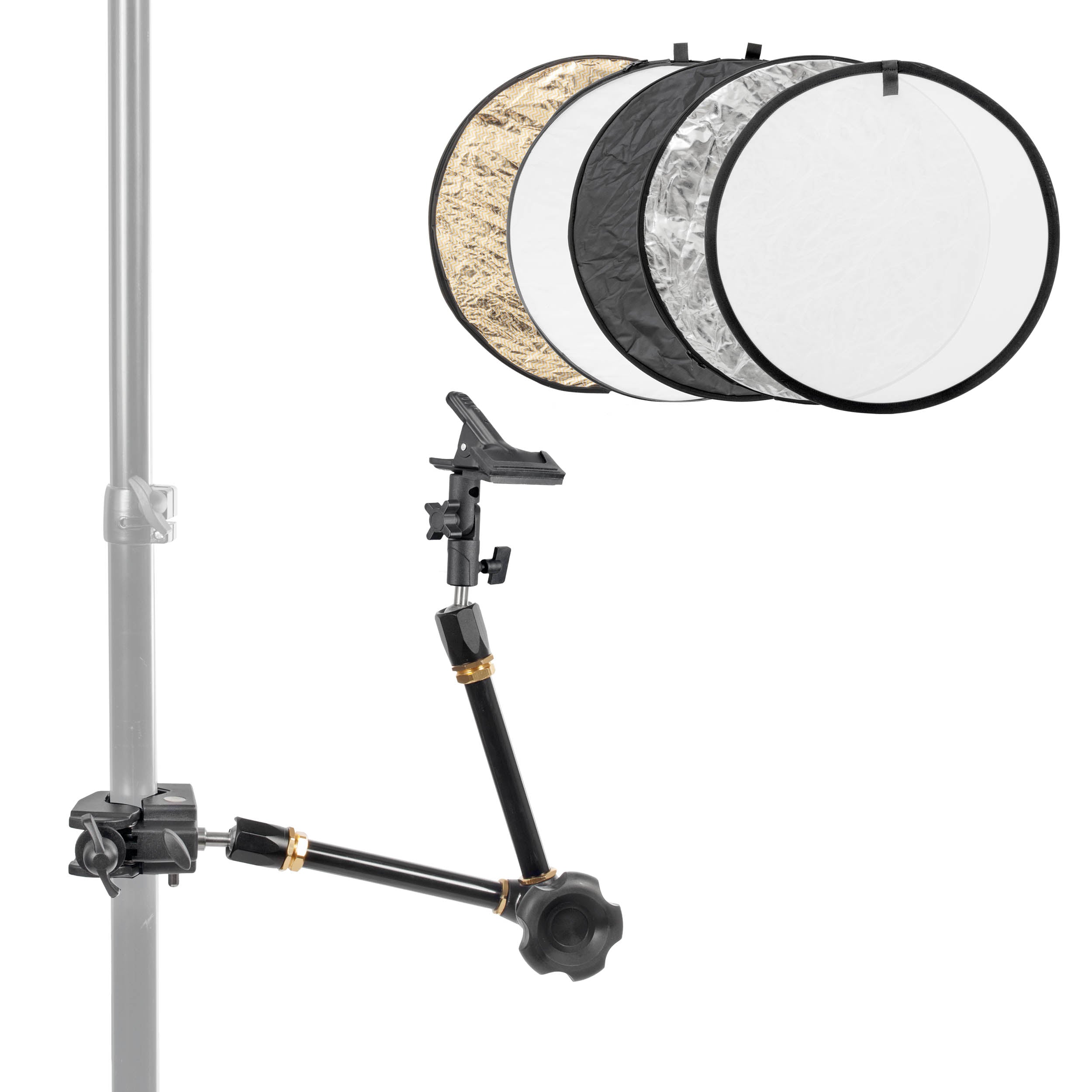 Complete Kit 5-in-1 Reflector with Table-Top / Stand Board Kit 