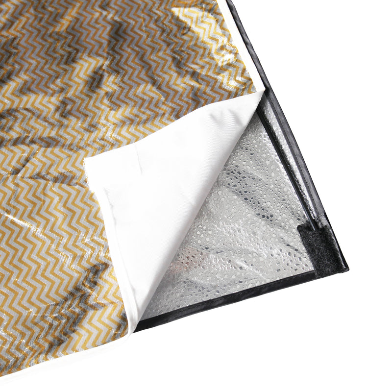 PiXAPRO 60x150cm FlatPak EyeLighter Reflector Panel Soft gold, Silver, and White Surfaces