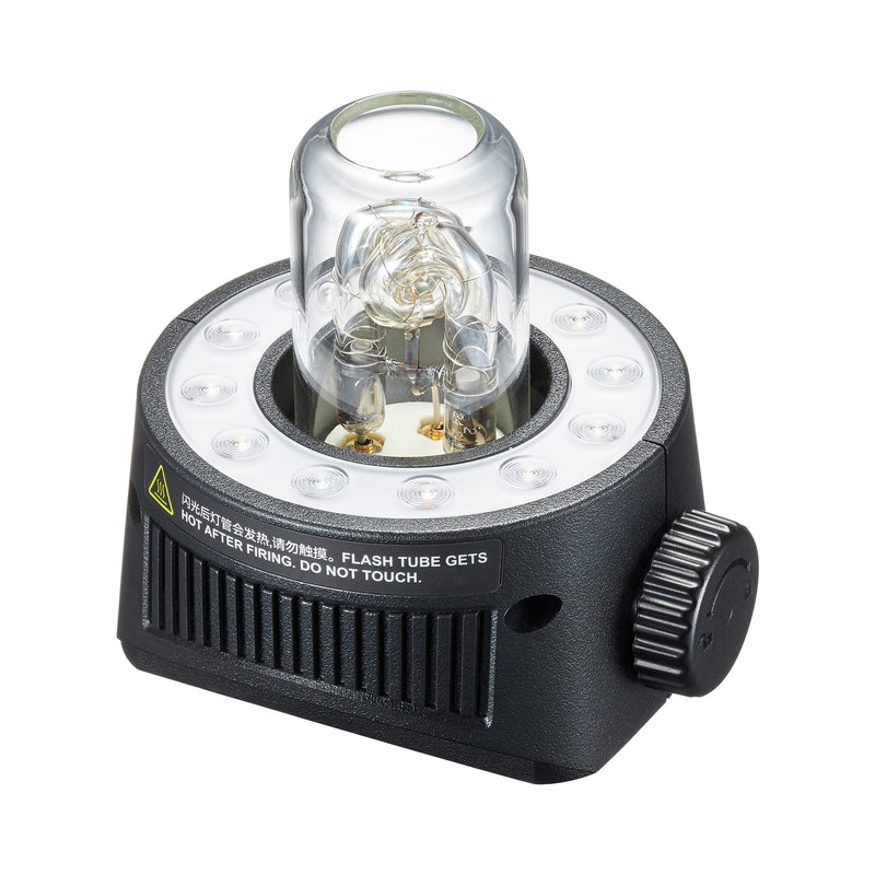 Godox H200J II Bare-Bulb Fresnel Head with LED Modelling Lamp