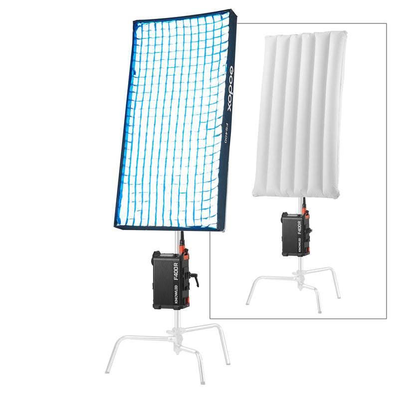 KNOWLED F400R-K2 2'x4' IP54 Rated Flexible RGB Cine LED Mat Panel Air Softbox Kit (SPECIAL ORDER)