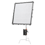 GODOX F800R RGB LED LIGHT MAT MOUNTED TO A C-STAND