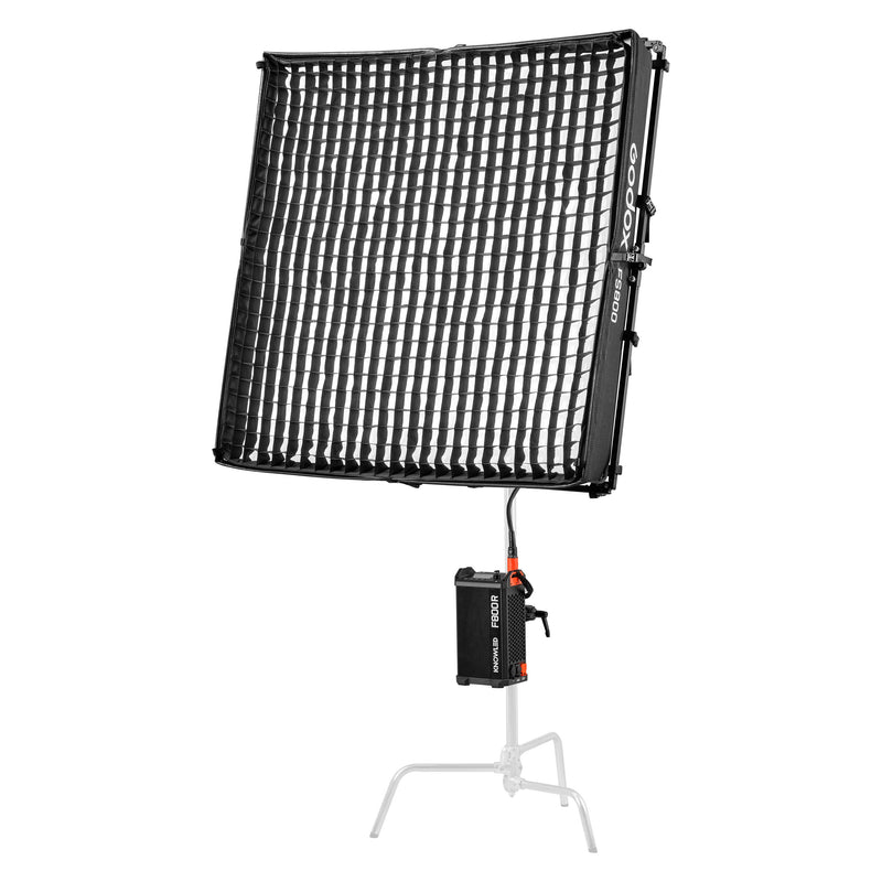 KNOWLED F800R-K2 4'x4' IP54 Rated Flexible RGB Cine LED Mat Panel Air Softbox Kit