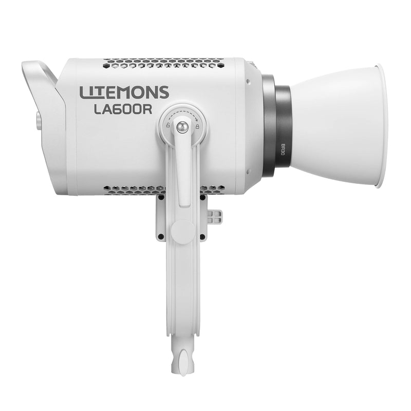 Godox LITEMONS LA600R RGB LED Studio Light (Side View with reflector)