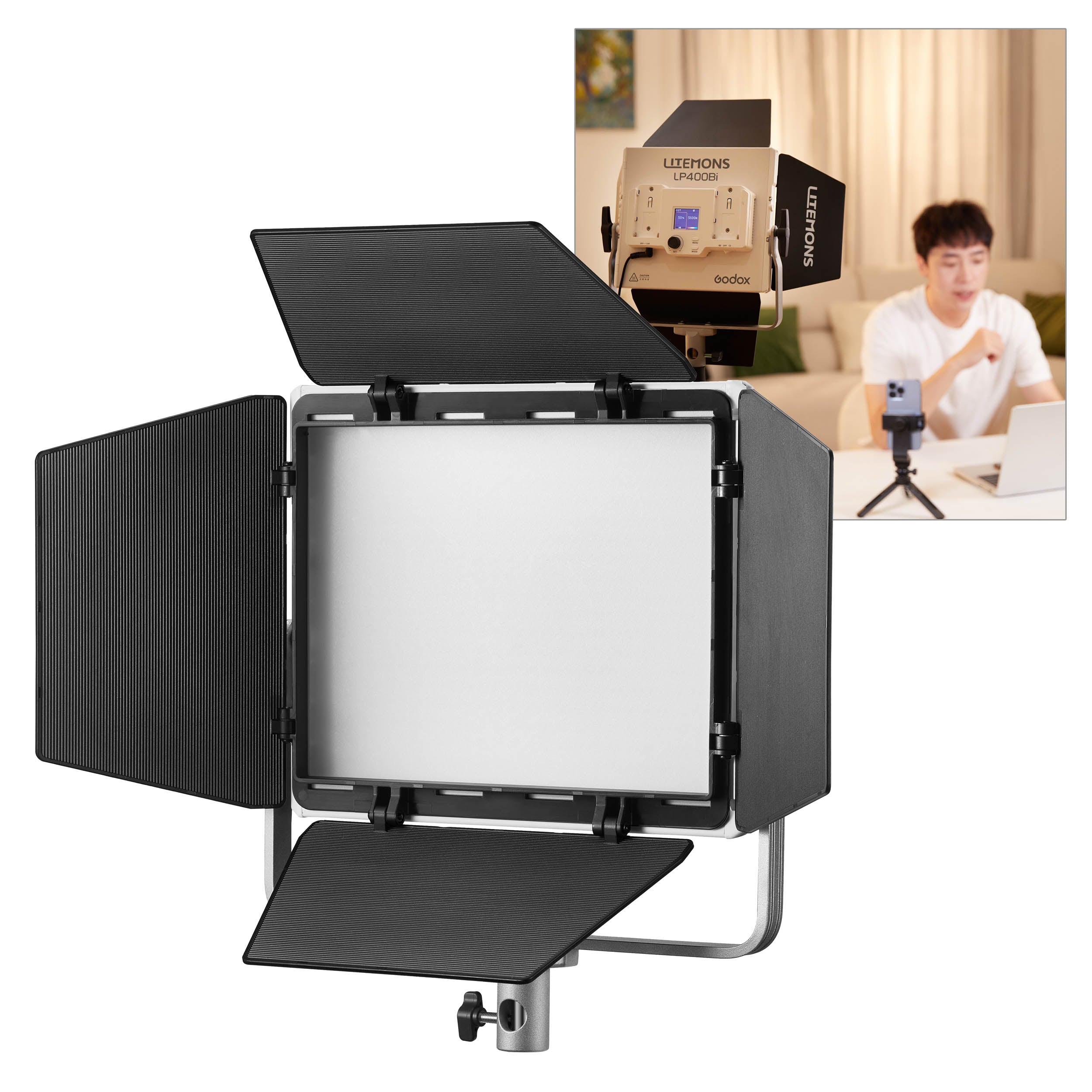 Godox LITEMONS LP400Bi Bi-Colour LED Video Light