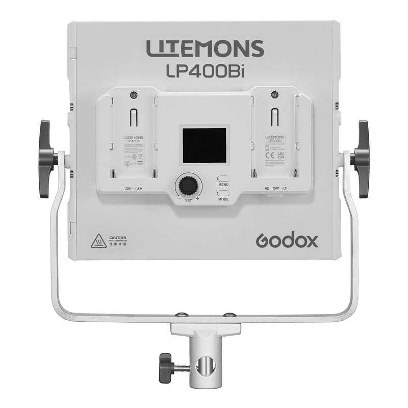 Godox LITEMONS LP400Bi Bi-Colour LED Video Light  (No Barn Doors Back View)