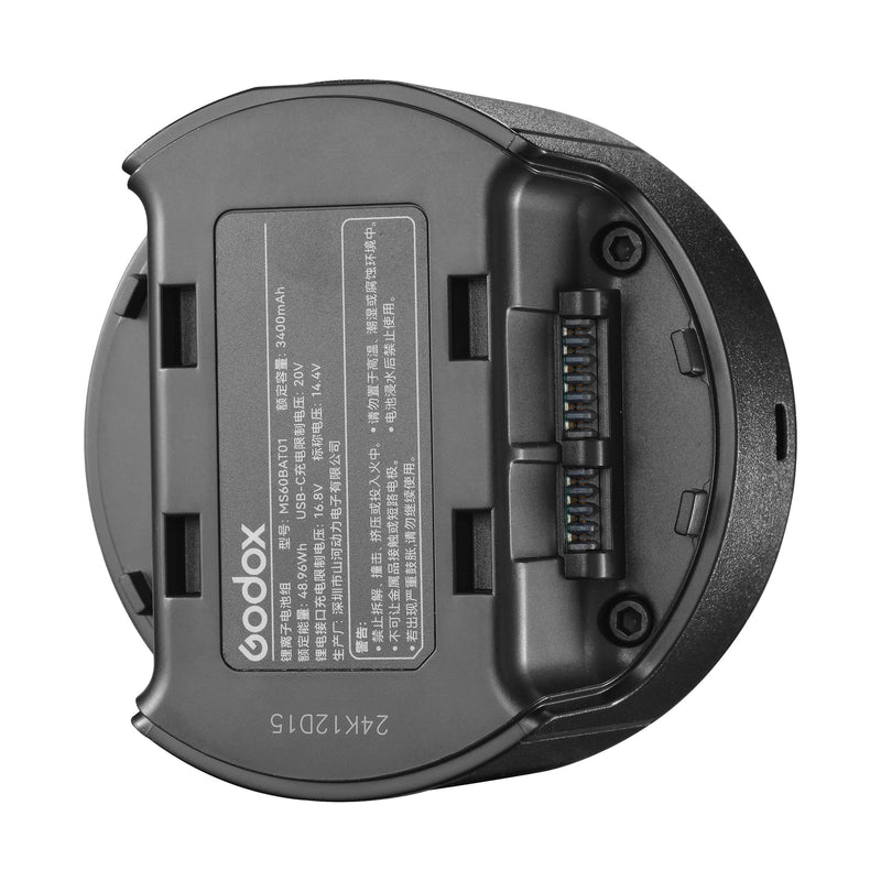 Godox MS60BAT01 Rechargeable Lithium Battery Contacts