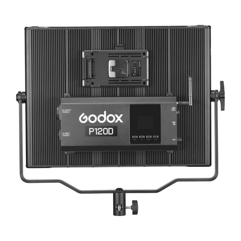 Godox P120D Daylight LED  Light Panel (Back View - No Barn Doors)