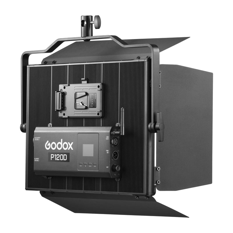 Godox P120D Daylight LED  Light Panel (Back View - mounted from above)