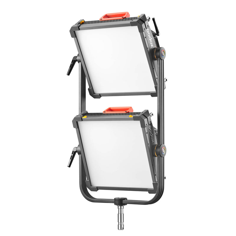 Godox KNOWLED P300RY03 Double Vertical Yoke with 2x P300R panels mounted to it.