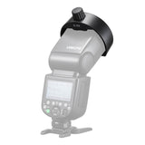 Godox S-R2 Speedlite Round Head Accessory Adapter Mounted to a Godox V860III