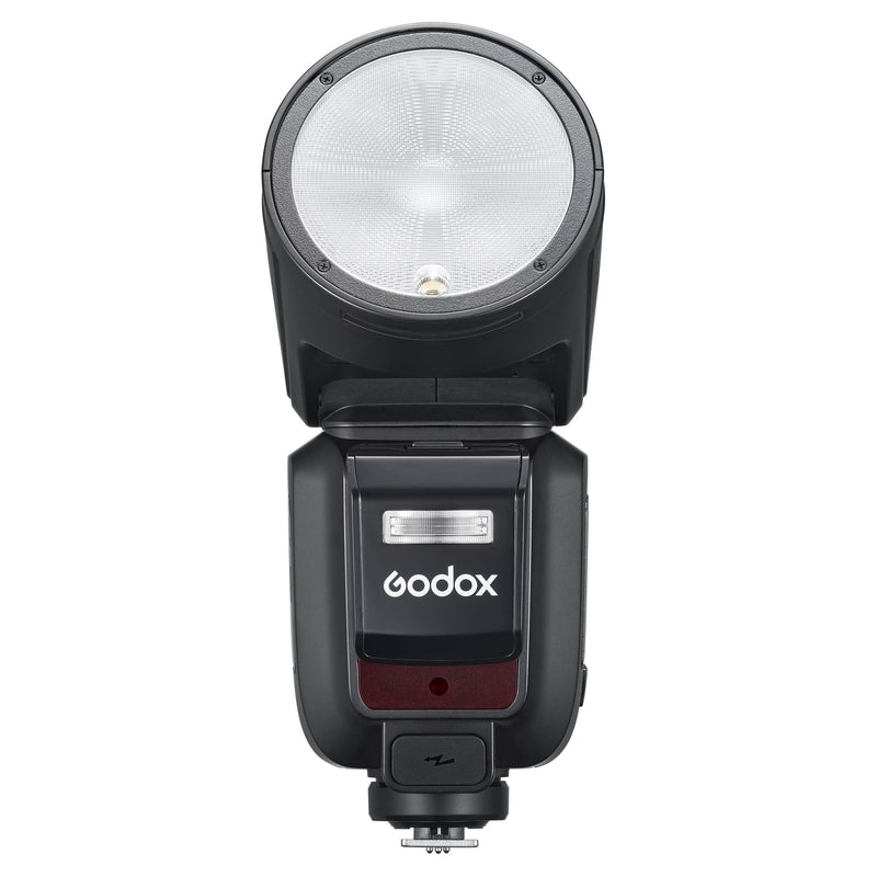 Godox V100 100Ws Round-head Speedlite Flash (Front View)