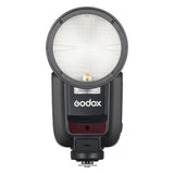 Godox V100 100Ws Round-head Speedlite Flash (Front View)