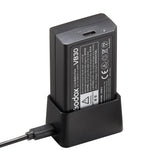 Godox VB30 Battery in the Charger