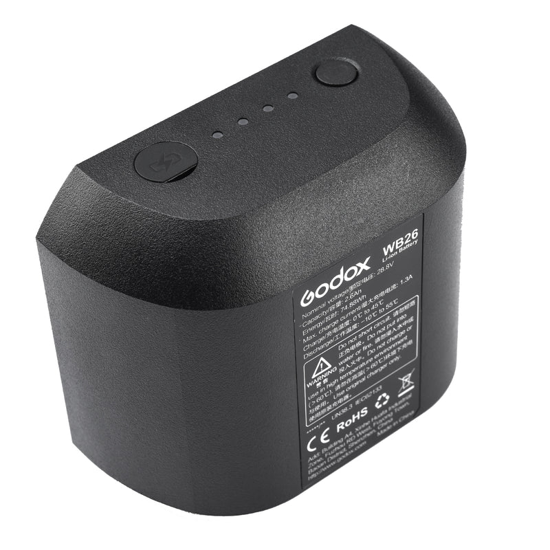 Godox WB26 2.6Ah Replacement Lithium-Ion Battery for AD600Pro  