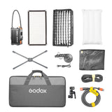 GODOX KNOWLED F100R RGB LED Light Mat K2 Kit Box Content