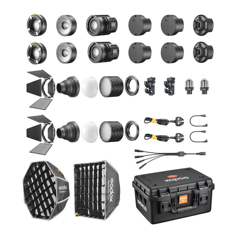 Godox MS60Bi 2K Kit Box Content