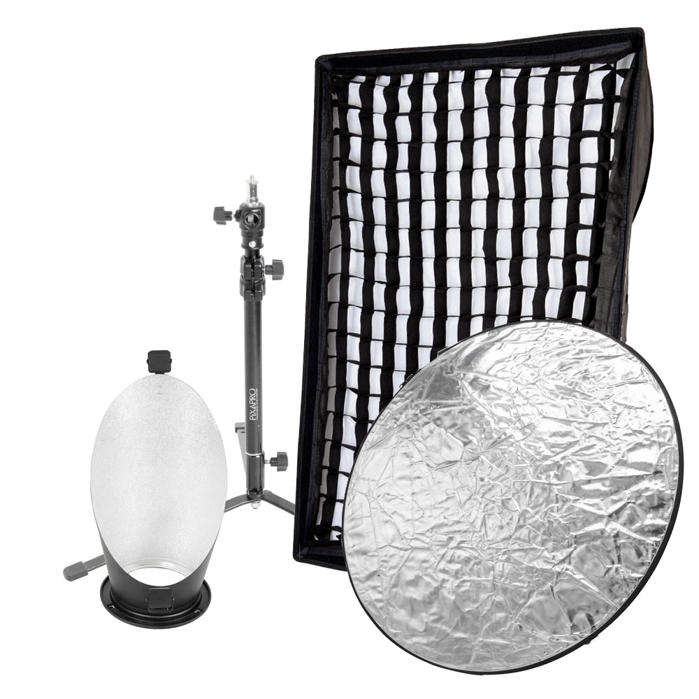 Portrait Modifier Accessory Kit & Rectangular Softbox