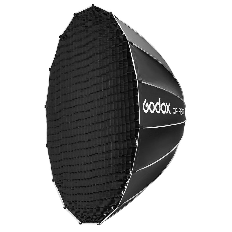 QR-P150T Compact Quick Release Parabolic Softbox with Grid