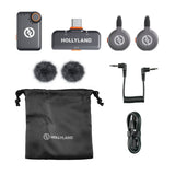 Hollyland LARK M2S Pearl-Size Mini Wireless Lavalier Microphone